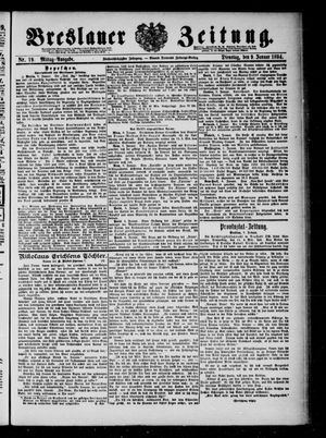 Breslauer Zeitung on Jan 9, 1894