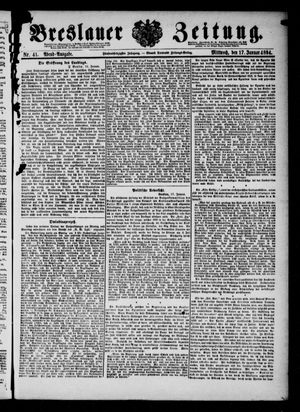 Breslauer Zeitung vom 17.01.1894