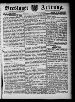 Breslauer Zeitung vom 24.01.1894