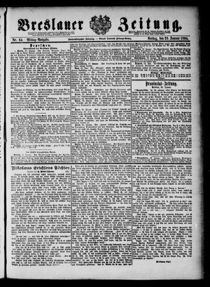Breslauer Zeitung vom 26.01.1894