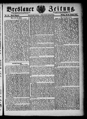 Breslauer Zeitung vom 26.01.1894