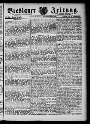 Breslauer Zeitung on Jan 30, 1894