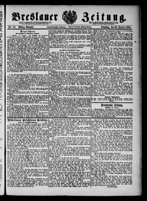 Breslauer Zeitung on Jan 30, 1894