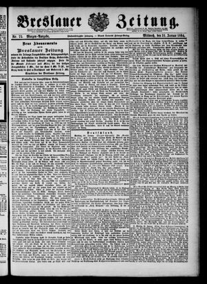 Breslauer Zeitung on Jan 31, 1894