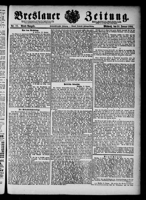 Breslauer Zeitung on Jan 31, 1894