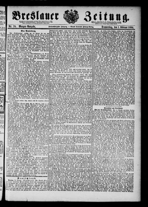 Breslauer Zeitung vom 01.02.1894