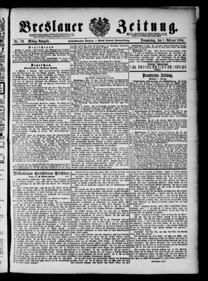Breslauer Zeitung vom 01.02.1894