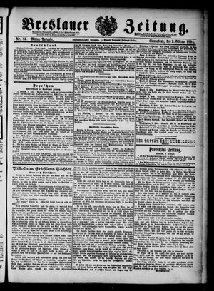 Breslauer Zeitung on Feb 3, 1894