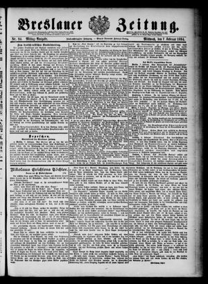 Breslauer Zeitung on Feb 7, 1894
