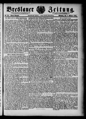 Breslauer Zeitung vom 07.02.1894