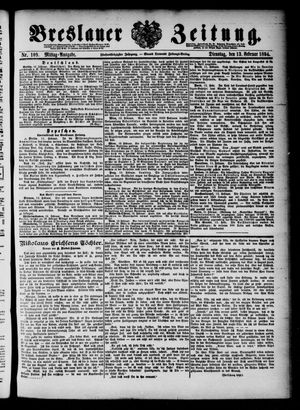 Breslauer Zeitung vom 13.02.1894