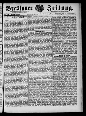 Breslauer Zeitung on Feb 15, 1894