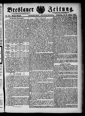 Breslauer Zeitung on Feb 22, 1894