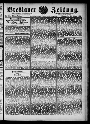 Breslauer Zeitung on Feb 25, 1894