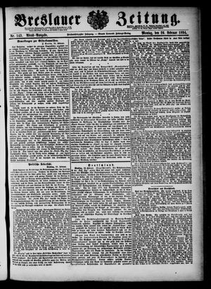 Breslauer Zeitung vom 26.02.1894