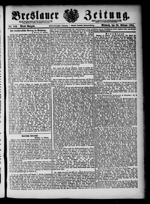Breslauer Zeitung on Feb 28, 1894