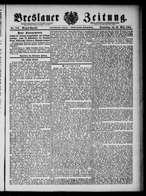 Breslauer Zeitung on Mar 29, 1894