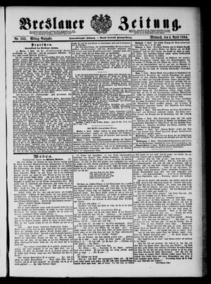 Breslauer Zeitung on Apr 4, 1894