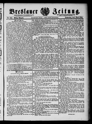 Breslauer Zeitung vom 05.04.1894