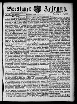Breslauer Zeitung on Apr 5, 1894