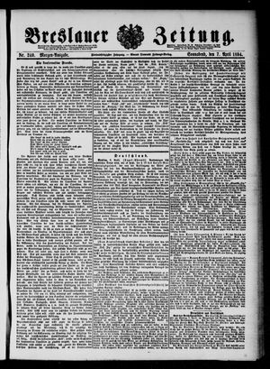 Breslauer Zeitung on Apr 7, 1894
