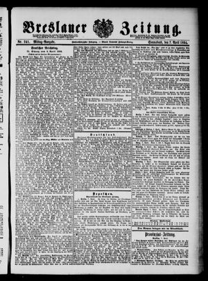 Breslauer Zeitung on Apr 7, 1894