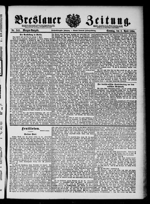 Breslauer Zeitung vom 08.04.1894