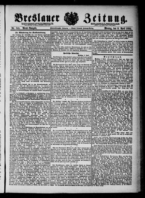 Breslauer Zeitung on Apr 9, 1894
