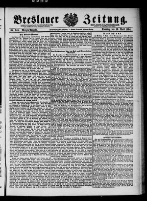 Breslauer Zeitung on Apr 10, 1894