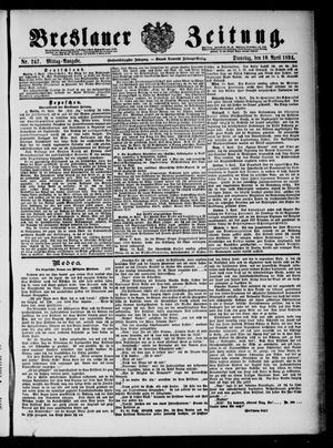 Breslauer Zeitung vom 10.04.1894