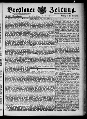 Breslauer Zeitung on Apr 18, 1894