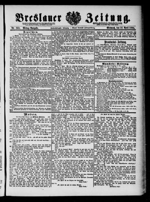 Breslauer Zeitung on Apr 18, 1894