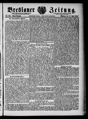 Breslauer Zeitung vom 18.04.1894