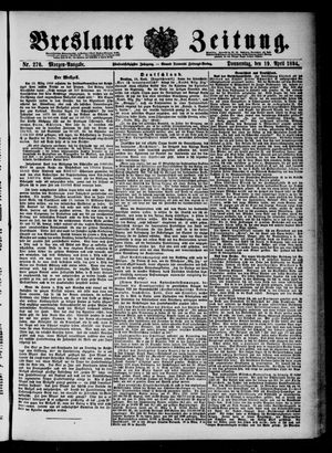 Breslauer Zeitung vom 19.04.1894