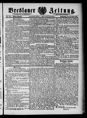 Breslauer Zeitung vom 19.04.1894