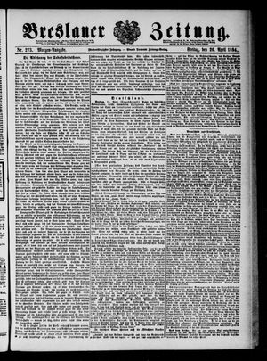 Breslauer Zeitung on Apr 20, 1894