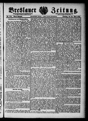 Breslauer Zeitung vom 24.04.1894
