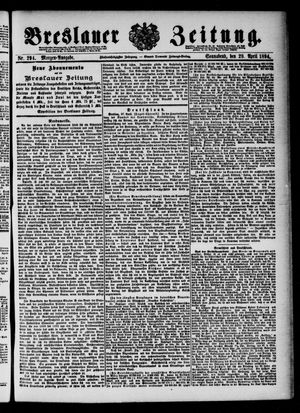 Breslauer Zeitung vom 28.04.1894