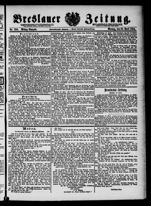 Breslauer Zeitung on Apr 30, 1894