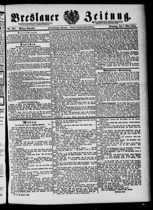 Breslauer Zeitung on May 1, 1894