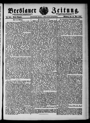 Breslauer Zeitung vom 16.05.1894