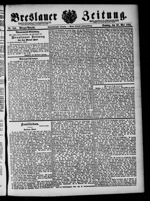 Breslauer Zeitung on May 20, 1894