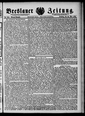 Breslauer Zeitung on May 22, 1894