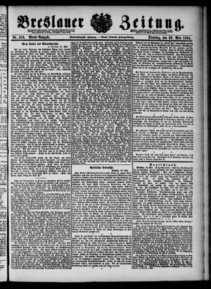 Breslauer Zeitung on May 22, 1894