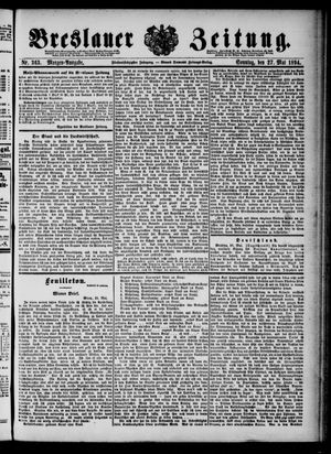 Breslauer Zeitung vom 27.05.1894