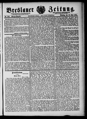 Breslauer Zeitung vom 10.06.1894