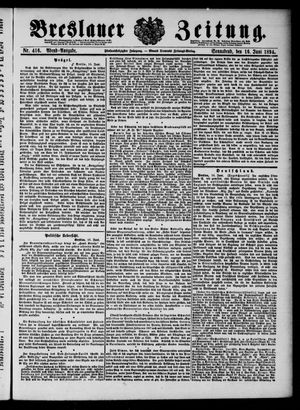 Breslauer Zeitung vom 16.06.1894