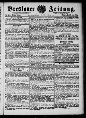 Breslauer Zeitung vom 20.06.1894