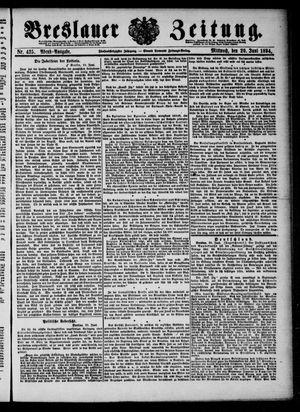 Breslauer Zeitung vom 20.06.1894