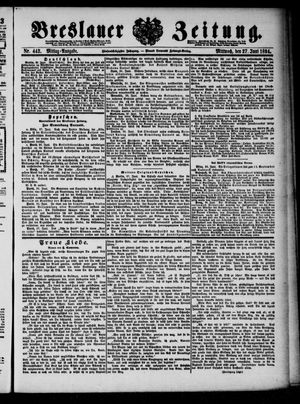 Breslauer Zeitung on Jun 27, 1894